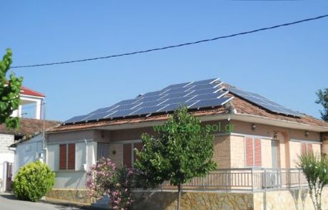 Κατασκευή Φωτοβολταϊκής Στέγης στην Ανάβρα της Καρδίτσας κατασκευασμένη από την ECOSOL